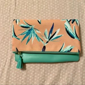 Floral Reversible Clutch